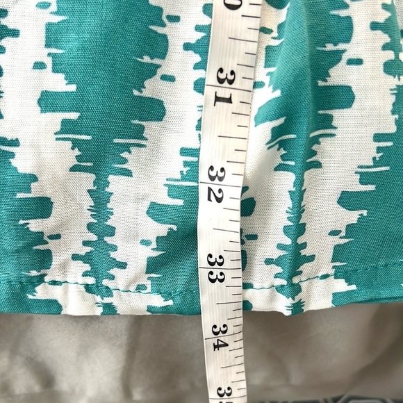 NWT Tybee Island Clothing Co.,TealWhite,  Lightweight, Beach to Brunch, Cover-Up - Picture 10 of 12
